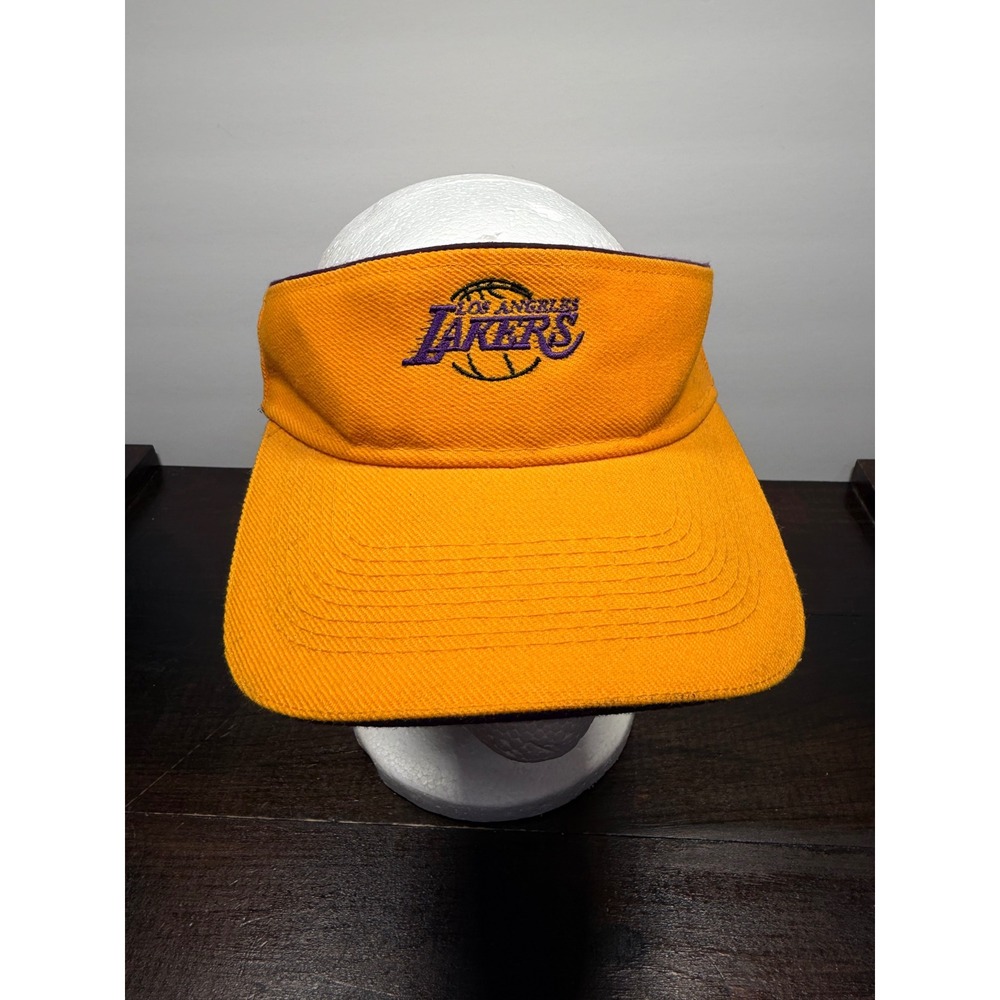 Los Angeles Lakers Orange Basketball Visor Adjustable One Size‎ Fits All